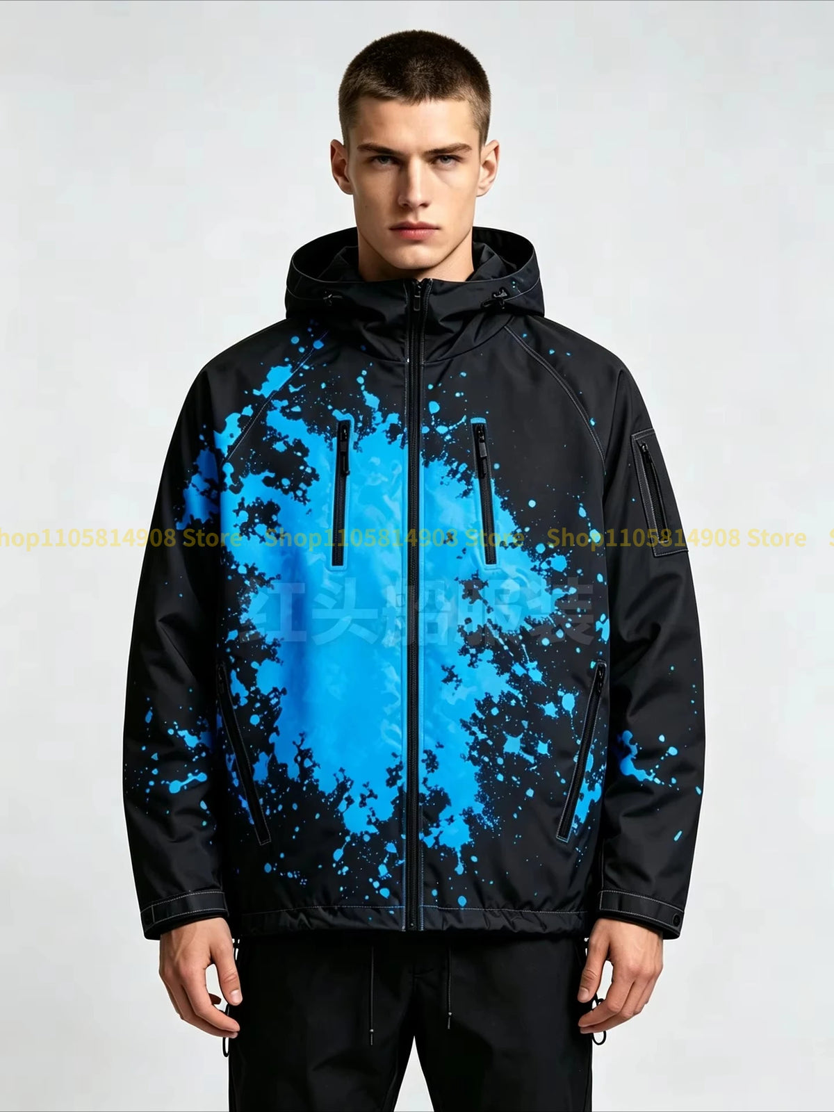 Color Changing Hooded Windbreaker Jacket