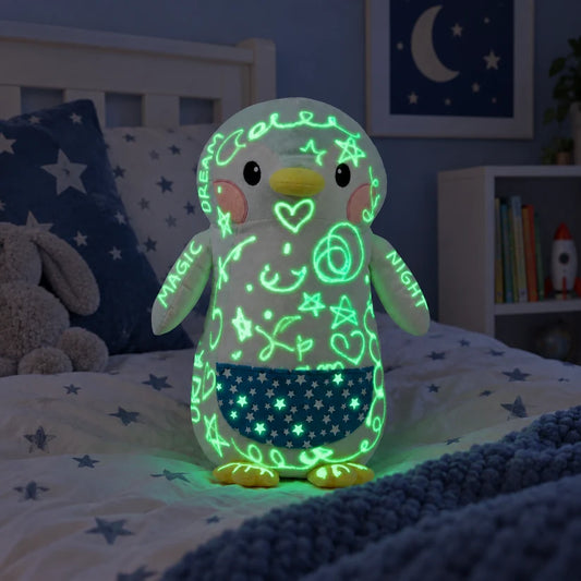 GlowFriends™ Doodle Plush Doll Interactive Drawing Toy