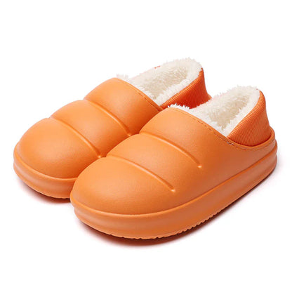 CozyCloud Plush Slip-On Slippers